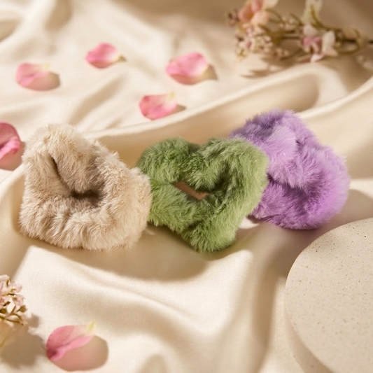 Fluffy claw clips